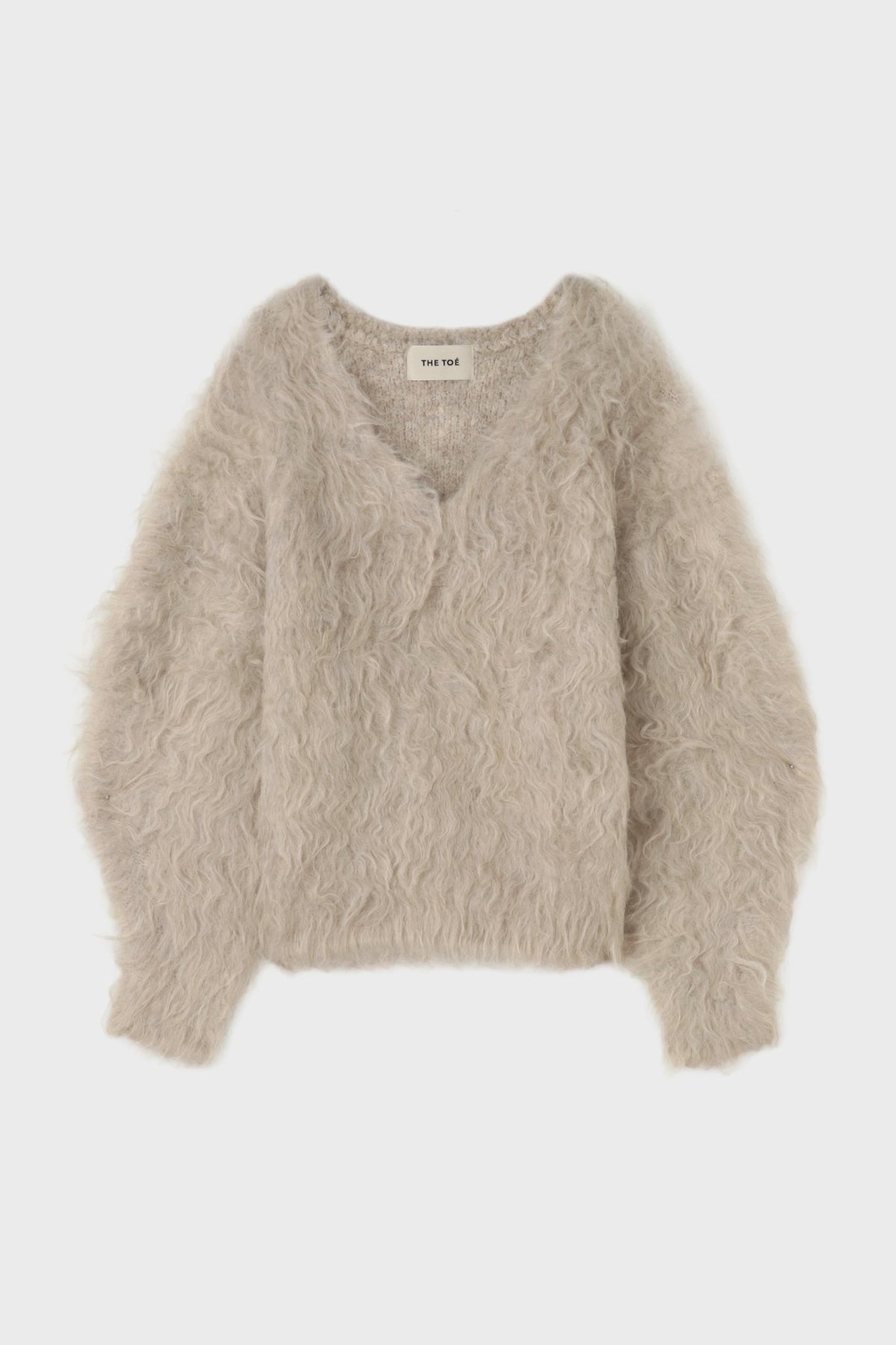 Pigalle shaggy Vneck knit