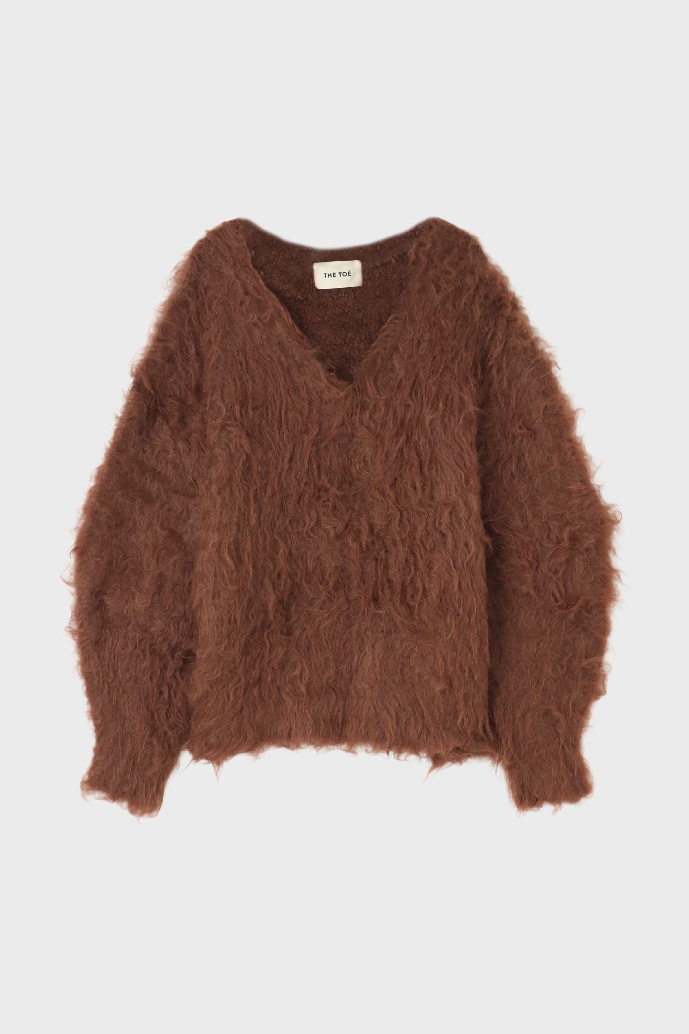 Pigalle shaggy Vneck knit