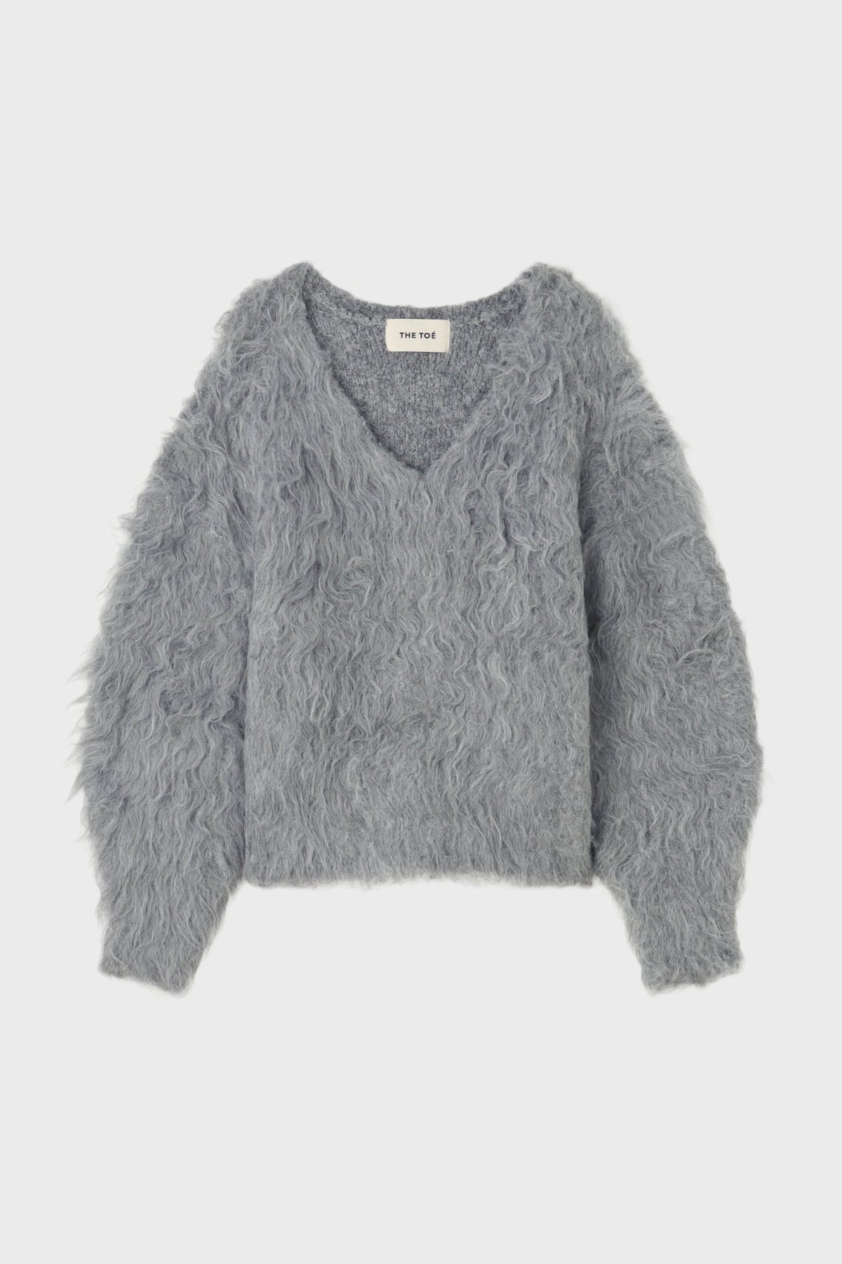 Pigalle shaggy Vneck knit