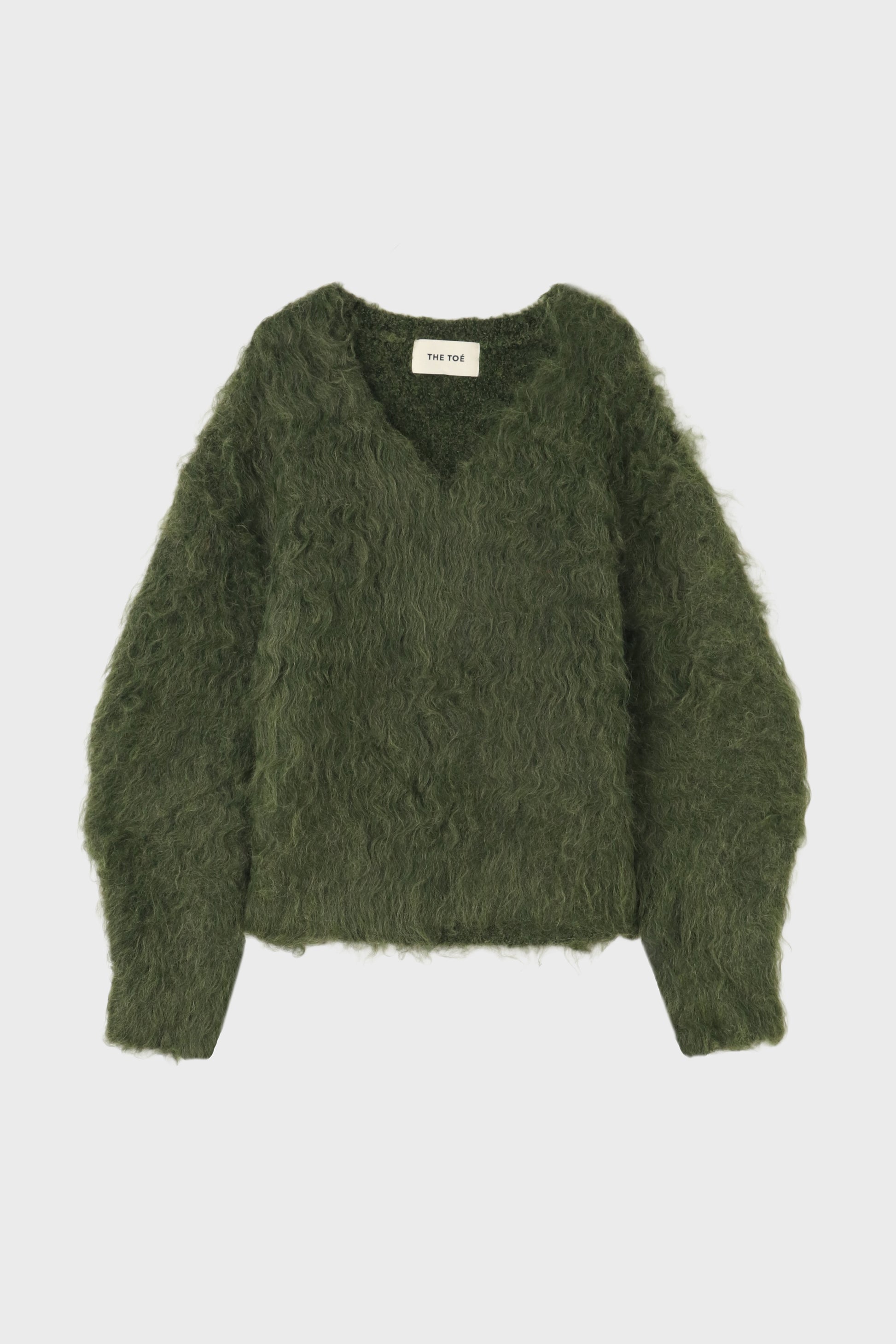 Pigalle shaggy Vneck knit