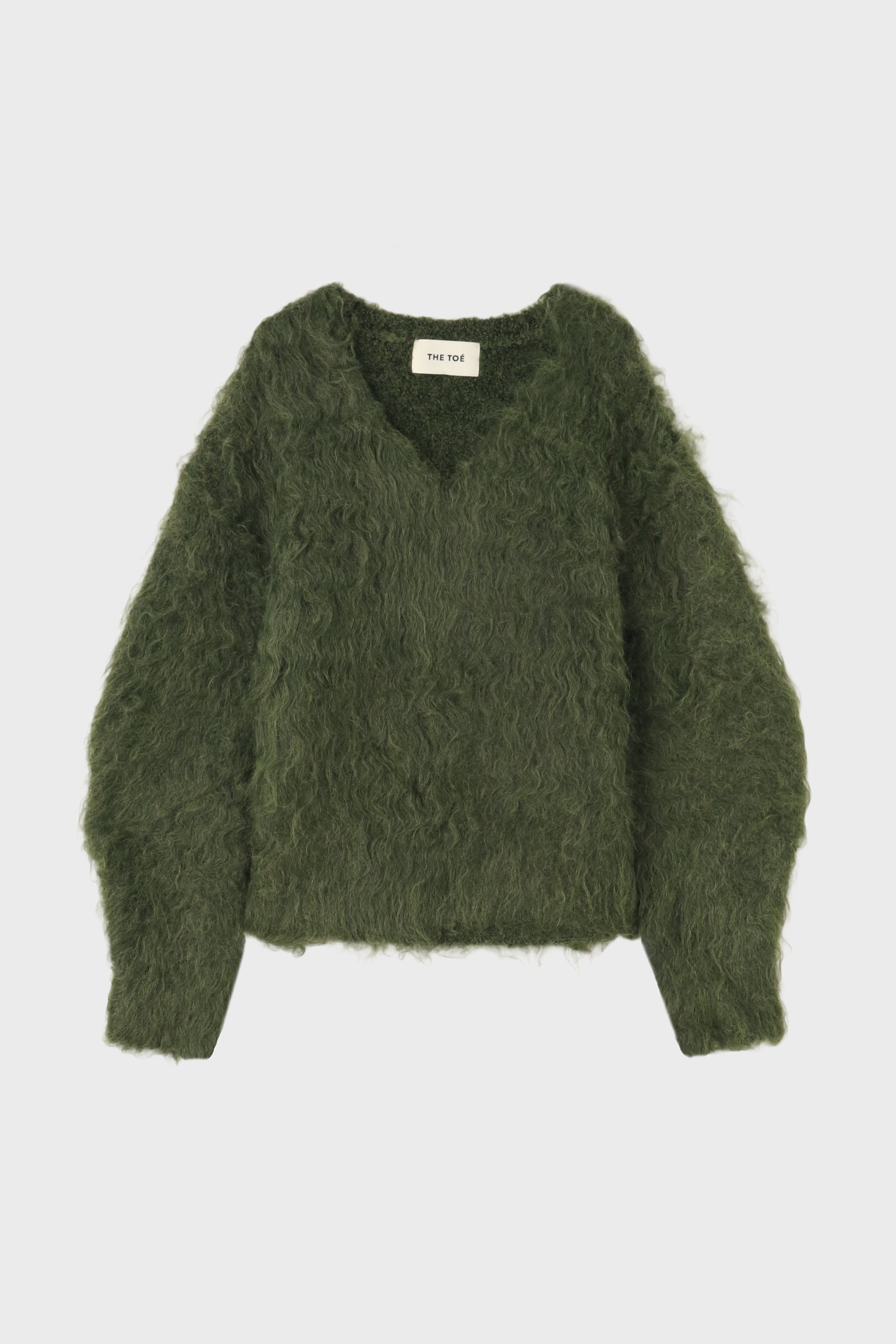 Pigalle shaggy Vneck knit