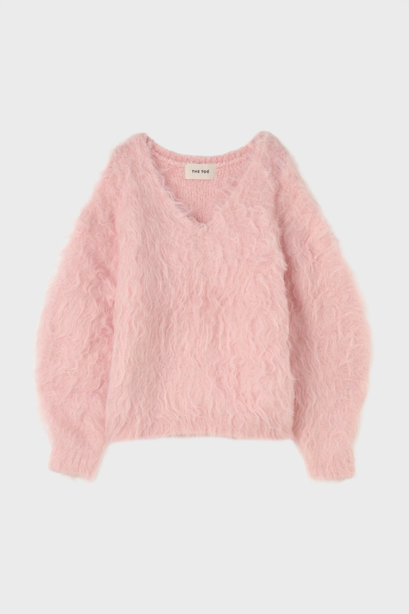 Pigalle shaggy Vneck knit – THE TOÉ