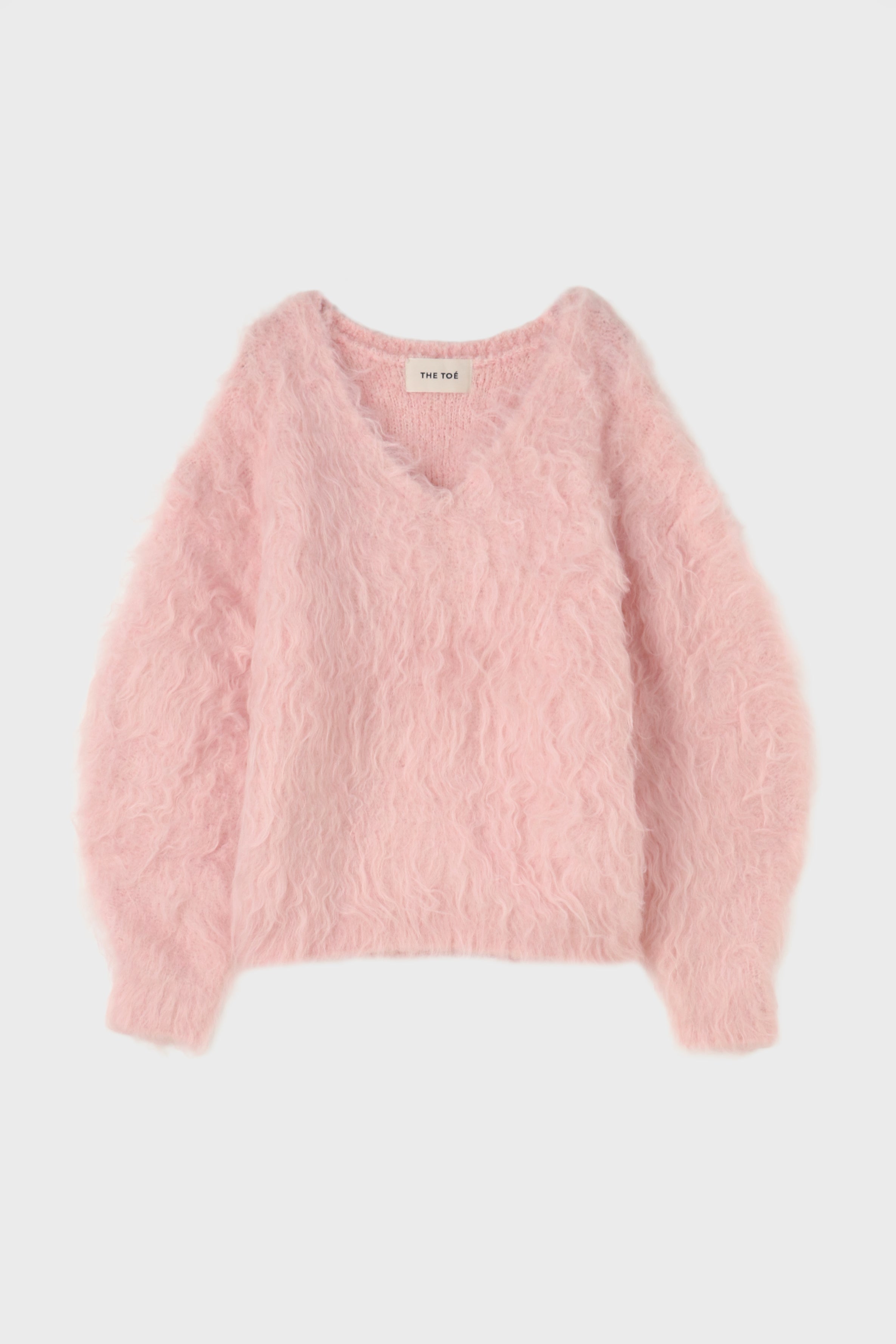 Pigalle shaggy Vneck knit