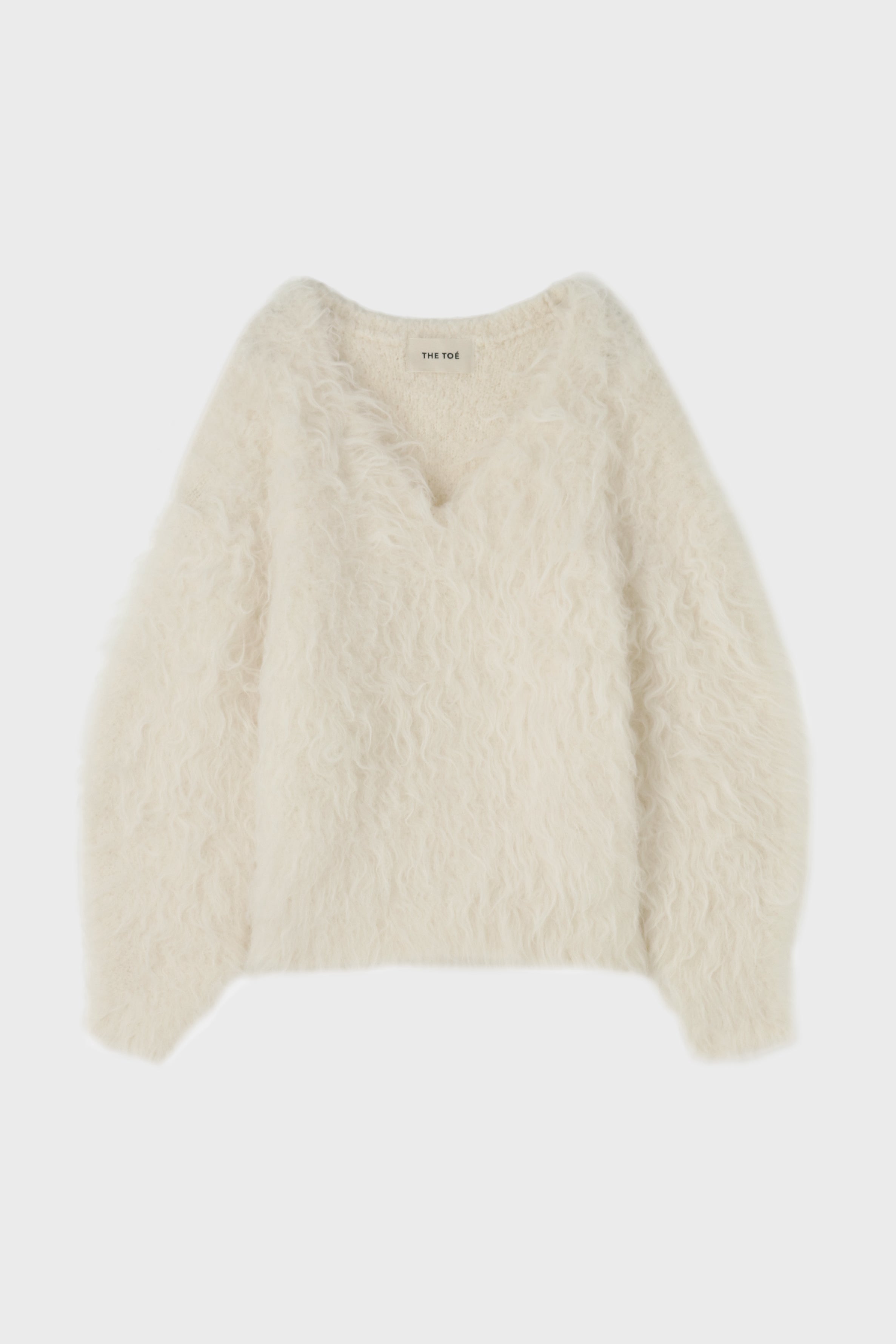 Pigalle shaggy Vneck knit