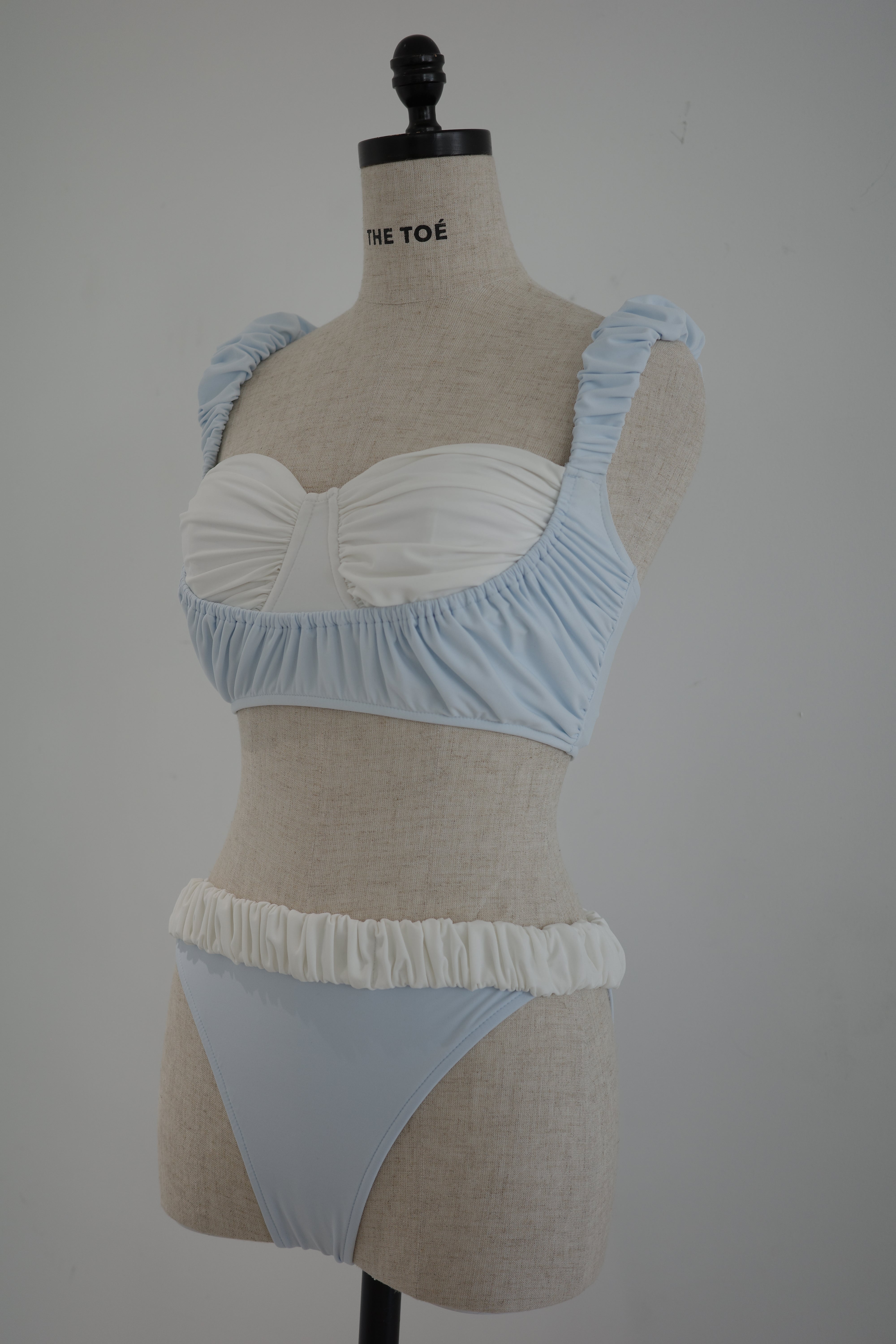 Peel Gather Swimwear  blue