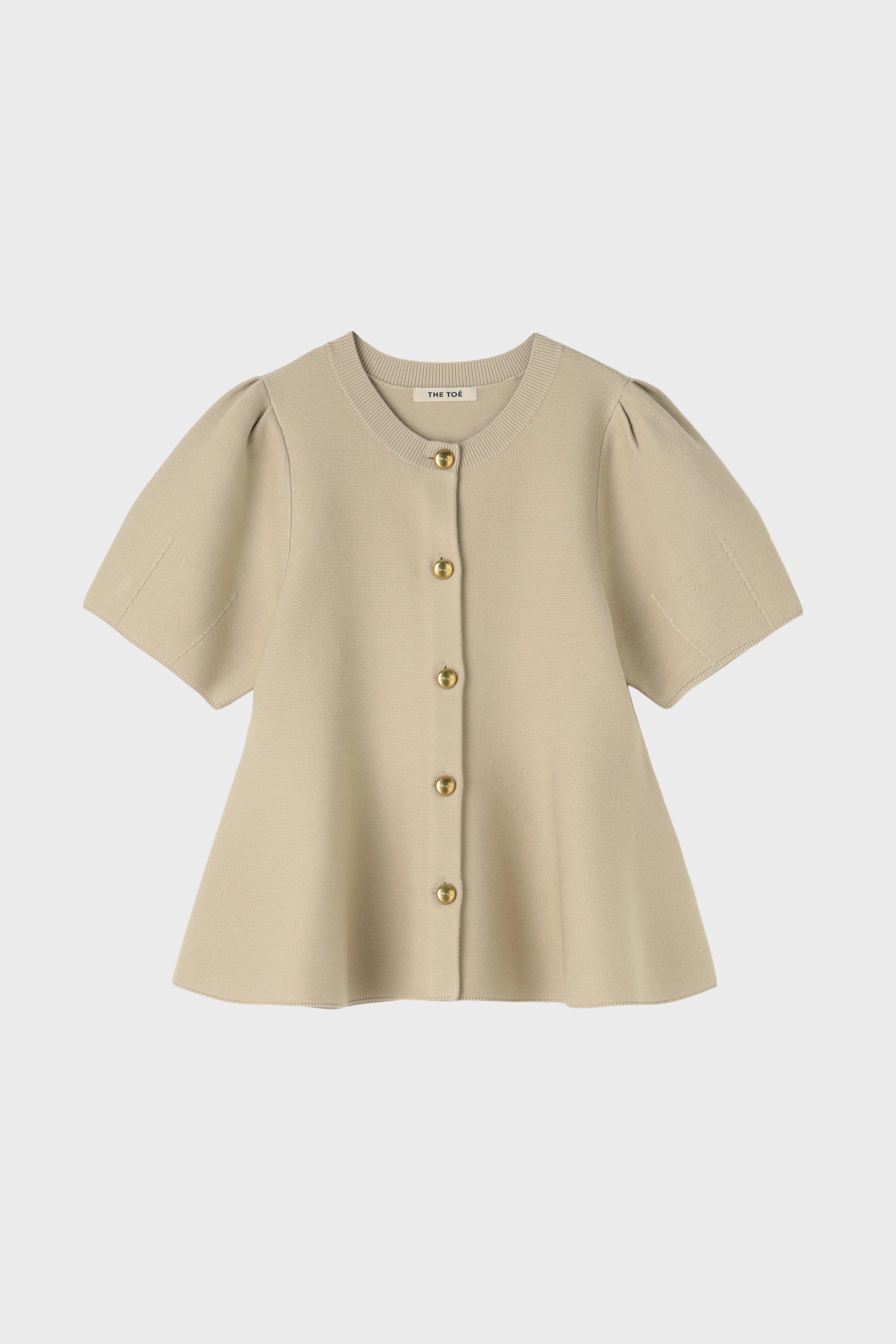 THE TOE Pericles Peplum Top ホワイト Lサイズ Pericles Peplum Top – THE TOÉ