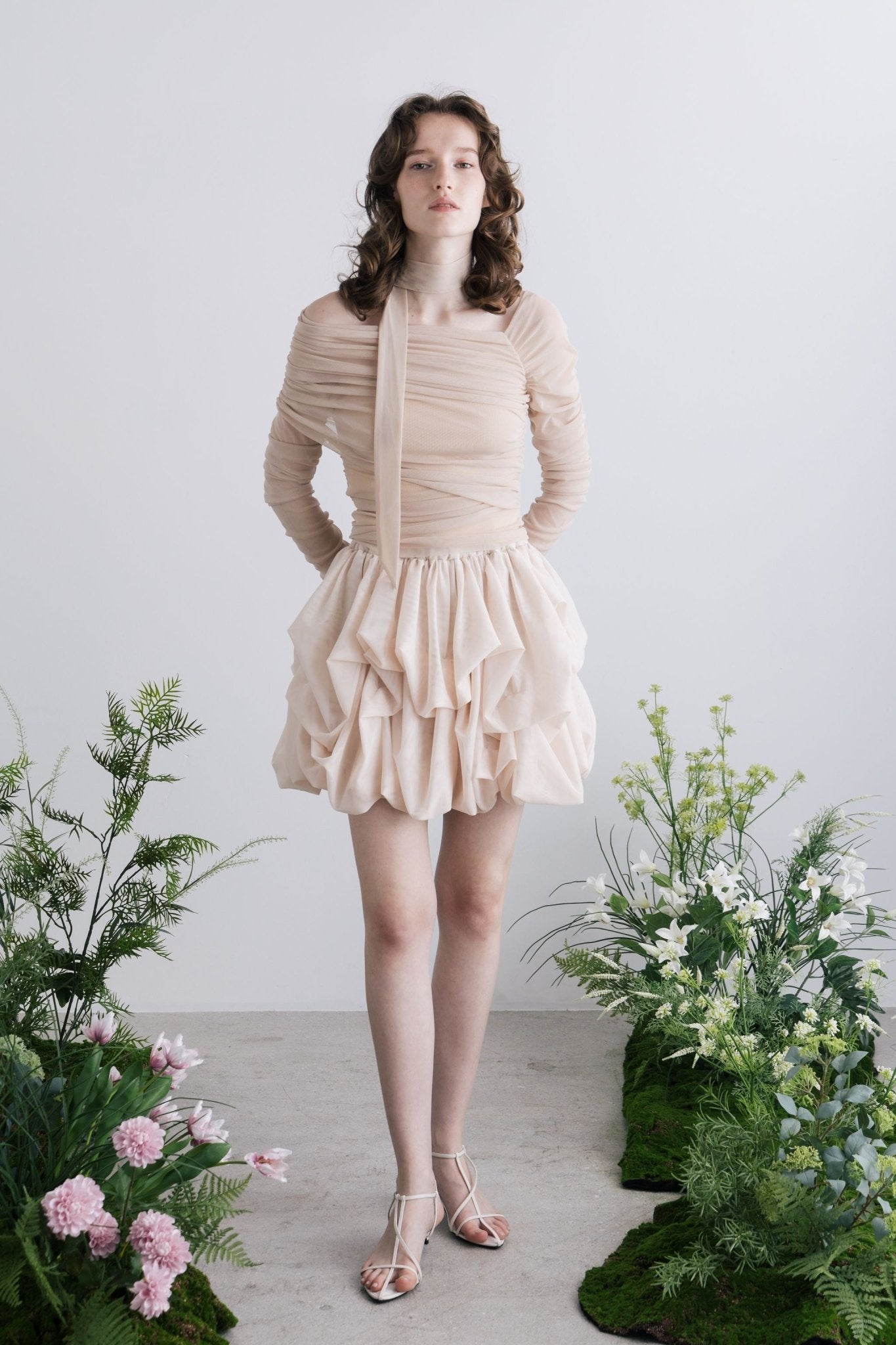 Iris Tulle Mini Skirt