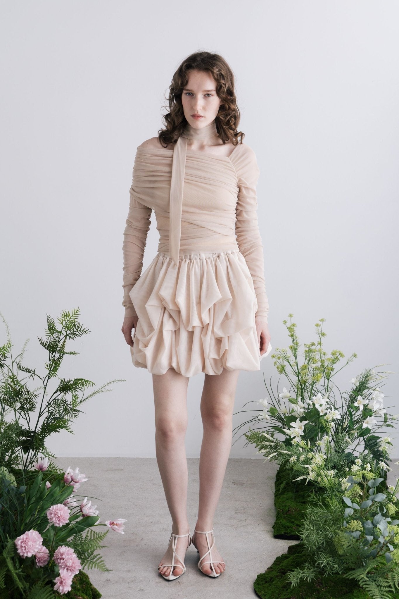 Iris Tulle Mini Skirt