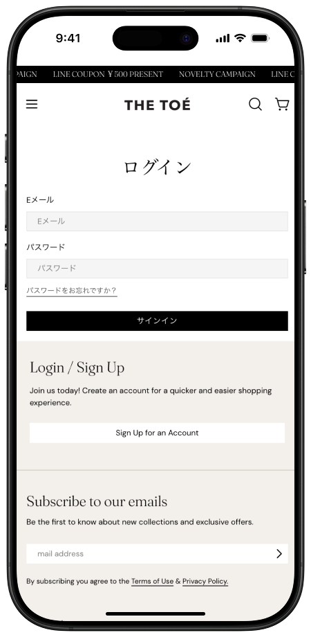 1. Register ―<small>会員登録</small>